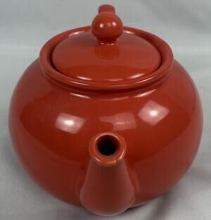 English Tea Store Brand Ceramic Teapot Red